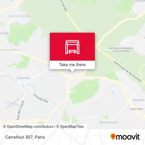 Carrefour 307 map