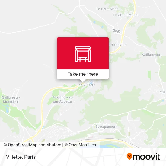 Villette map