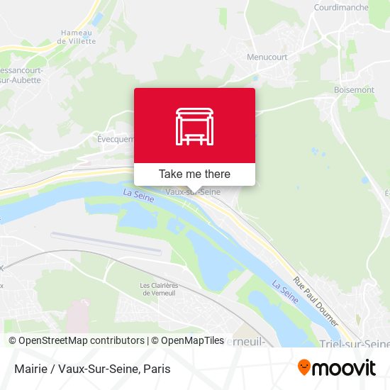 Mapa Mairie / Vaux-Sur-Seine