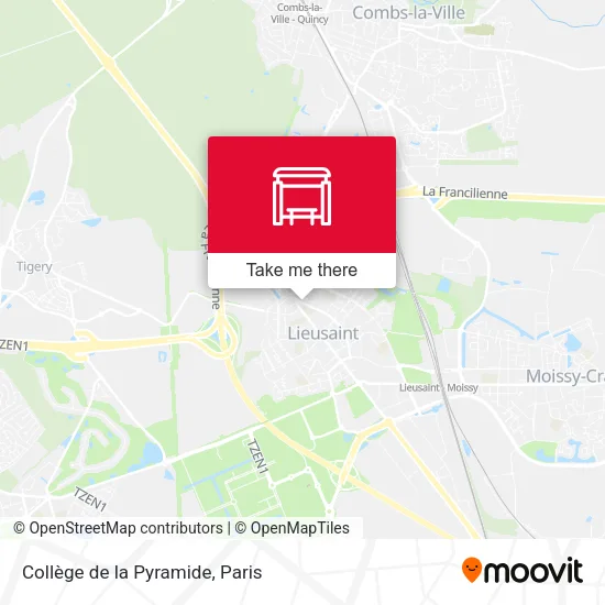 Collège de la Pyramide map