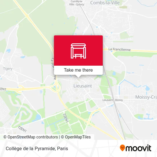 Collège de la Pyramide map
