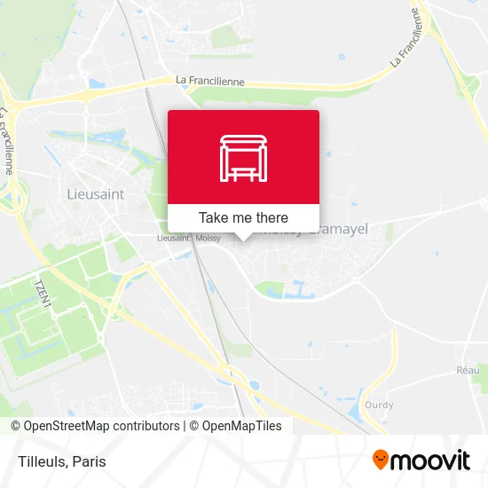 Tilleuls map