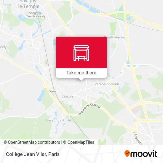 Collège Jean Vilar map