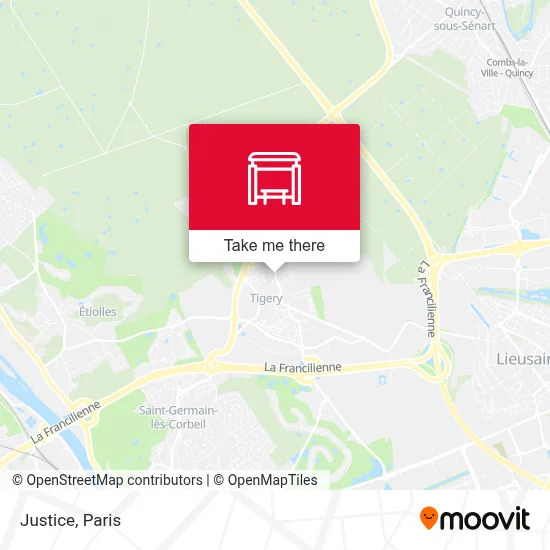 Justice map