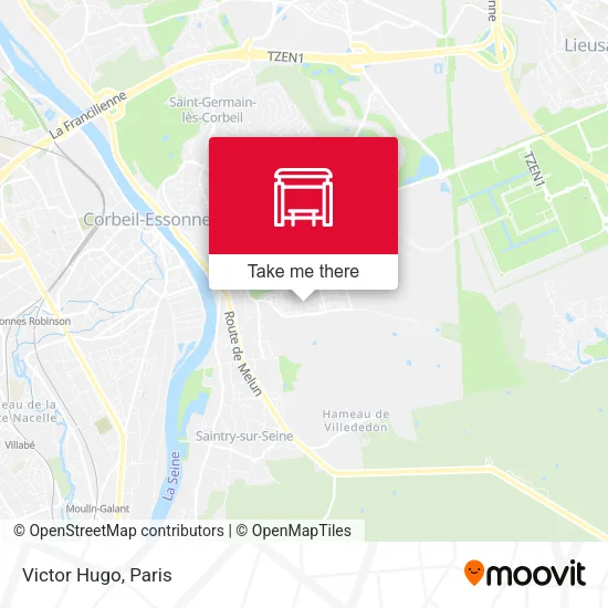 Victor Hugo map
