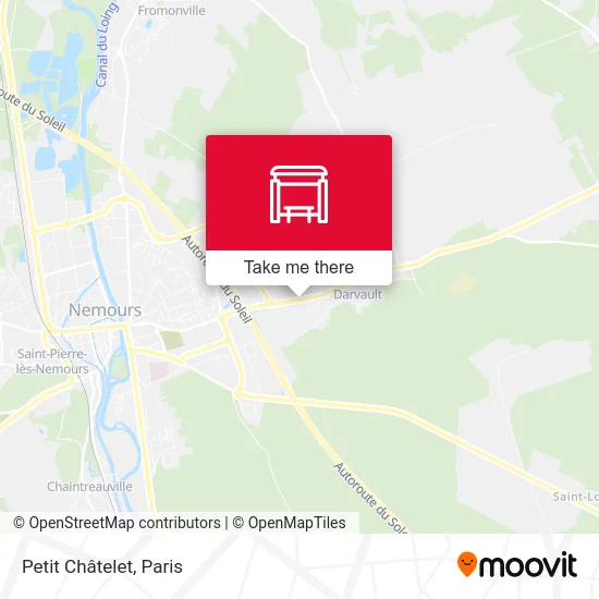 Mapa Petit Châtelet