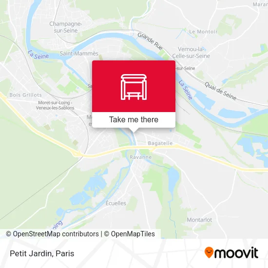 Petit Jardin map