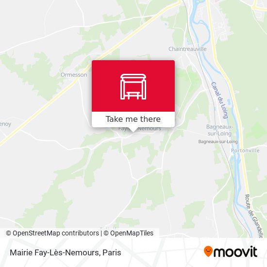 Mairie Fay-Lès-Nemours map