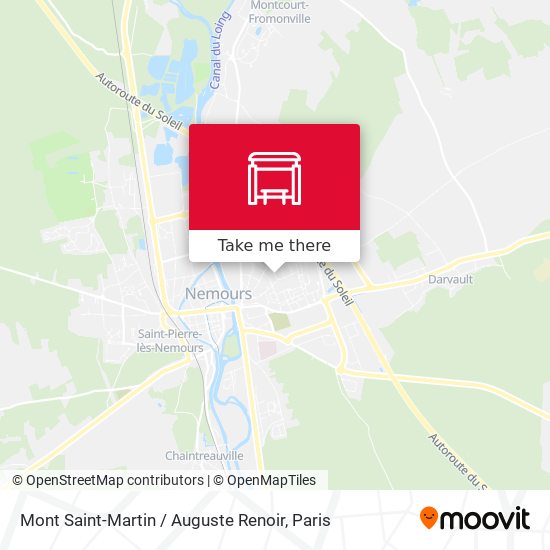 Mont Saint-Martin / Auguste Renoir map