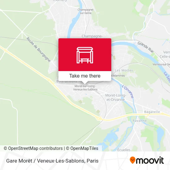 Gare Morêt / Veneux-Les-Sablons map