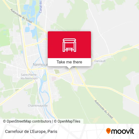 Carrefour de L'Europe map