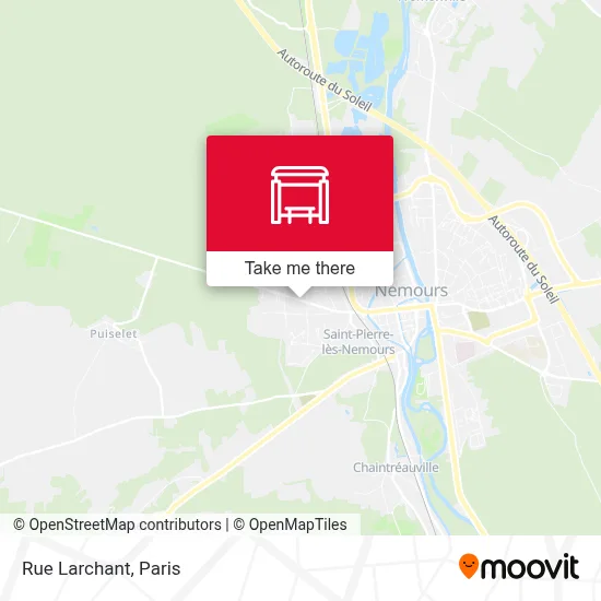 Rue Larchant map