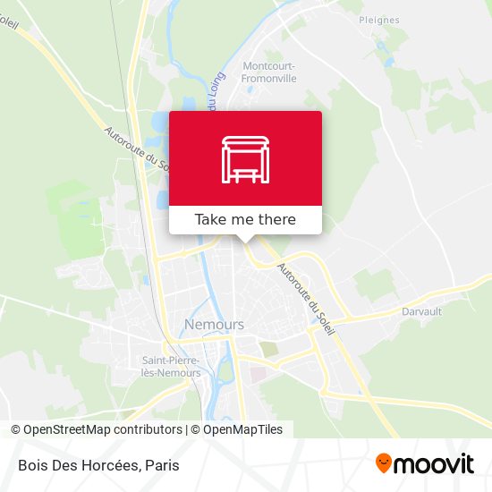 Mapa Bois Des Horcées