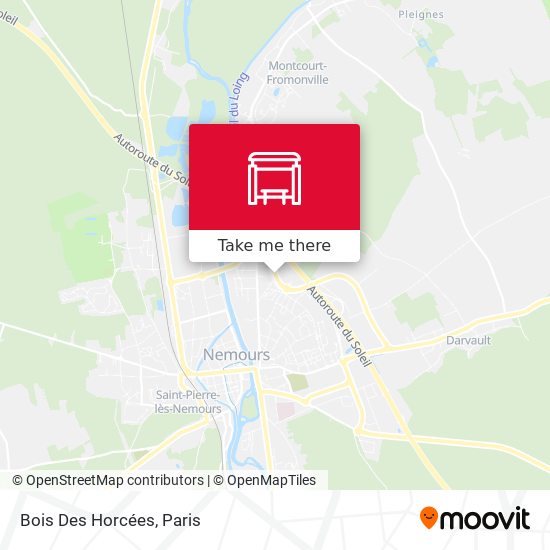 Mapa Bois Des Horcées