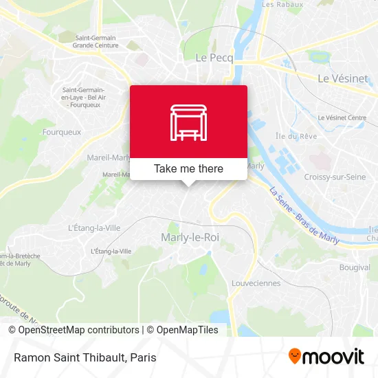 Mapa Ramon Saint Thibault