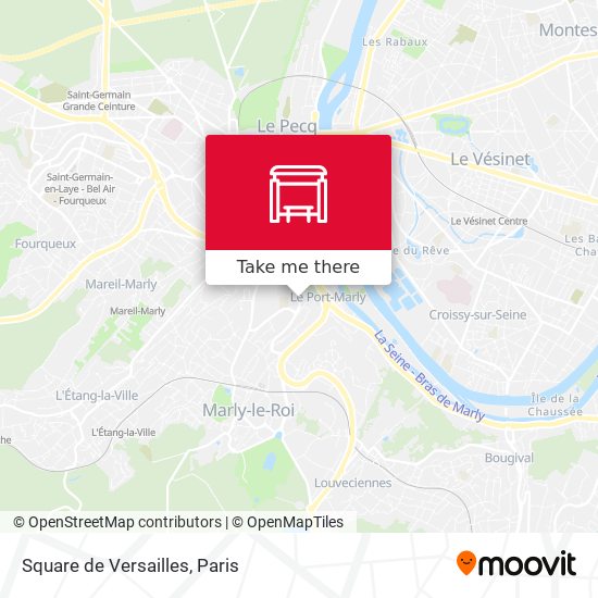 Square de Versailles map