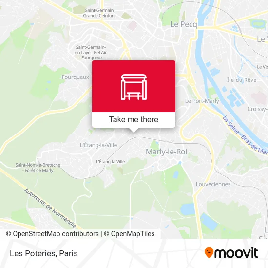 Les Poteries map