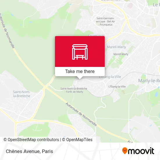 Avenue Des Chênes map