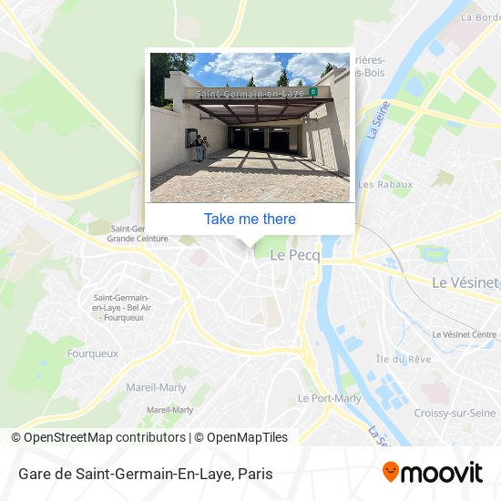 Gare de Saint-Germain-En-Laye map