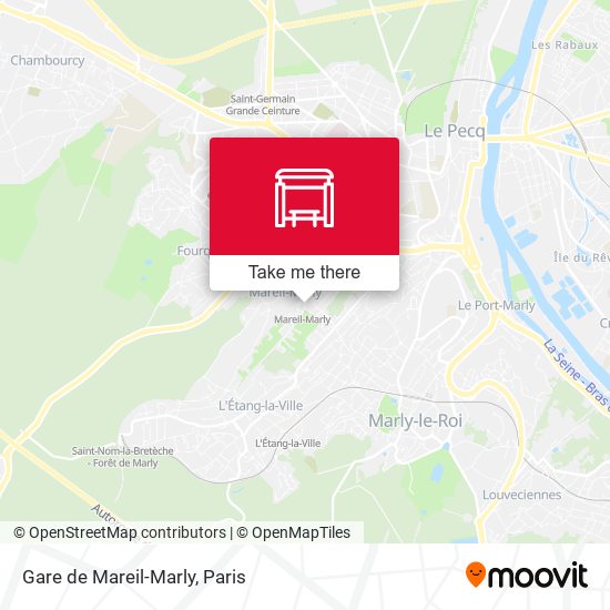 Gare de Mareil-Marly map