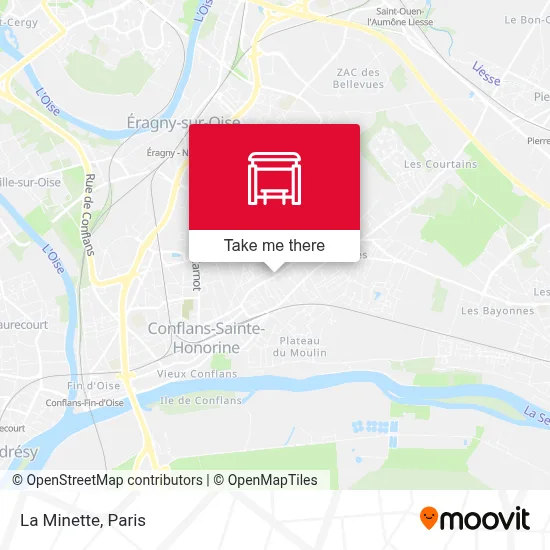 La Minette map