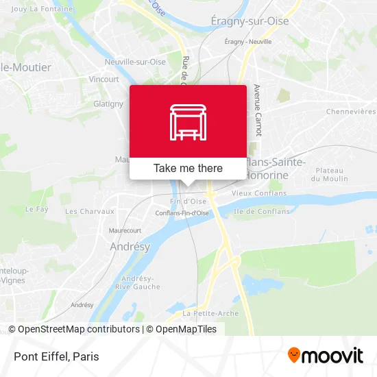 Pont Eiffel map