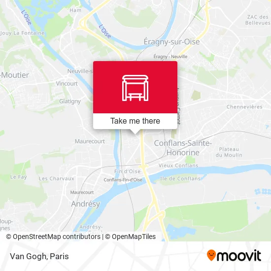 Van Gogh map