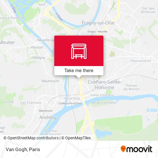 Van Gogh map