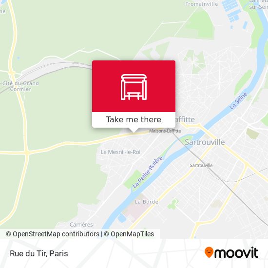 Mapa Rue du Tir