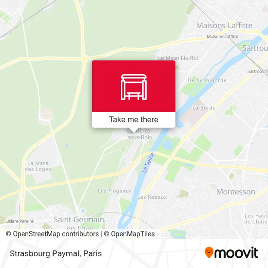 Strasbourg Paymal map
