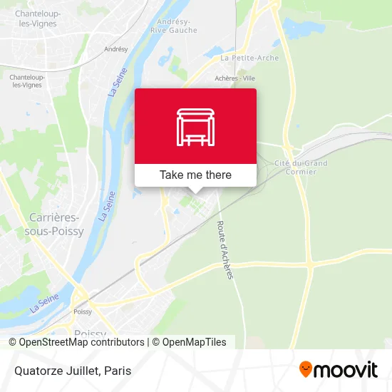 Quatorze Juillet map