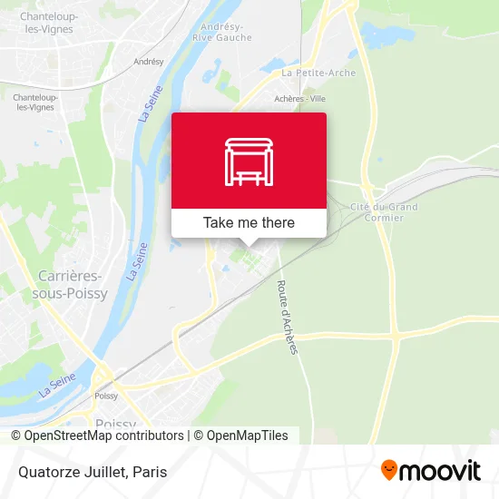 Quatorze Juillet map