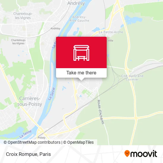 Croix Rompue map