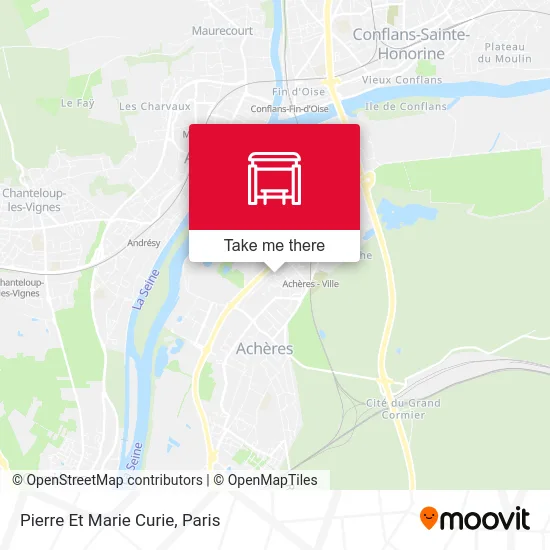 Pierre Et Marie Curie map