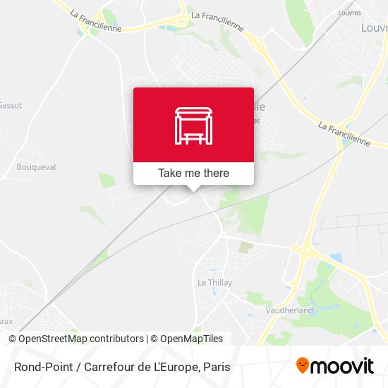 Rond-Point / Carrefour de L'Europe map