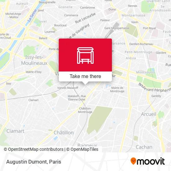 Augustin Dumont map
