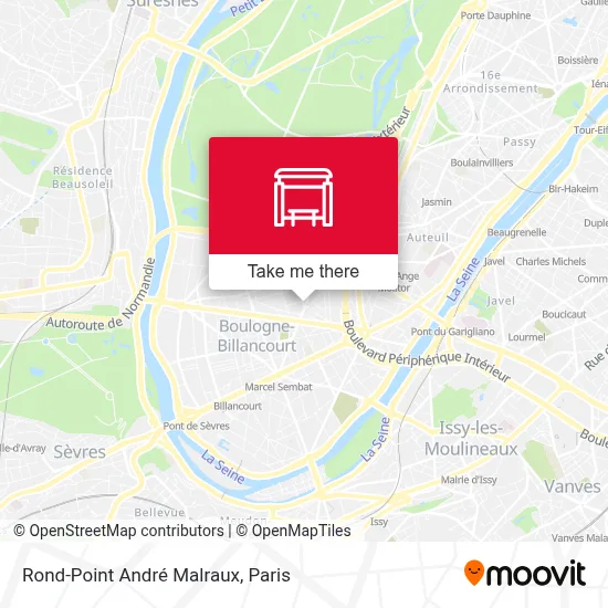 Rond-Point André Malraux map