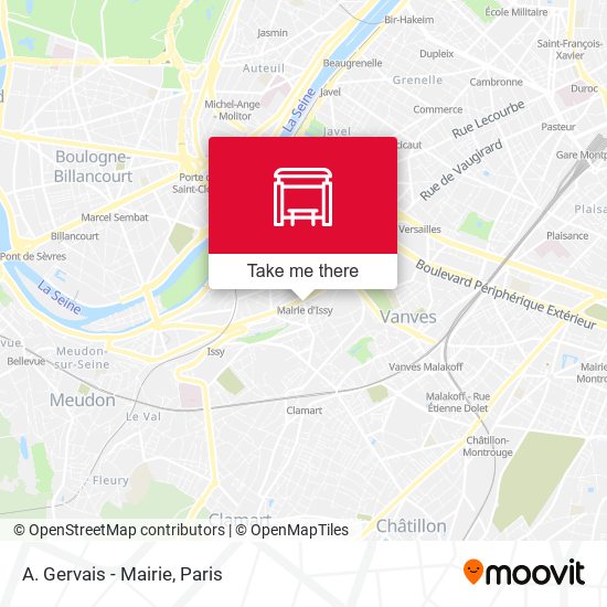 A. Gervais - Mairie map