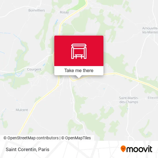 Saint Corentin map