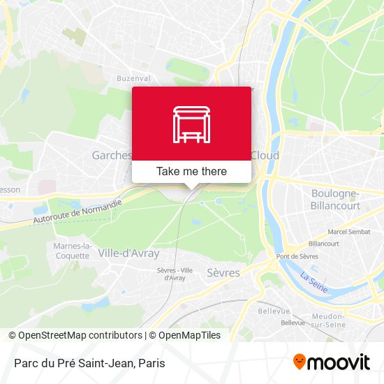 Parc du Pré Saint-Jean map