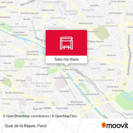 Quai de la Rapée map