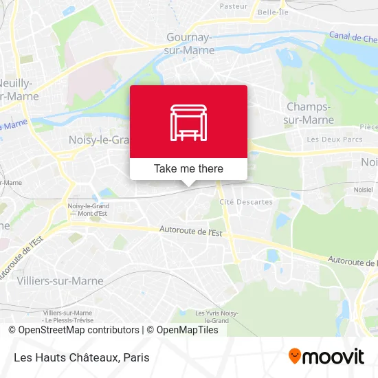 Les Hauts Châteaux map