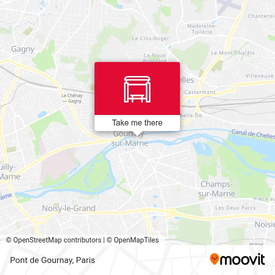 Pont de Gournay map