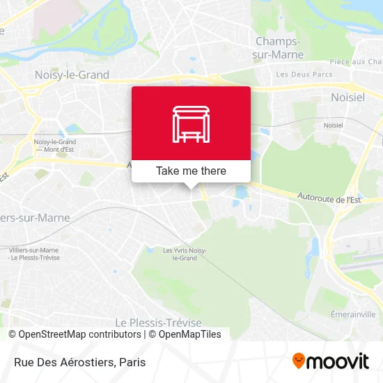 Rue Des Aérostiers map