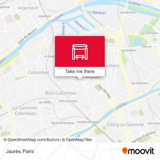 Jaurès map