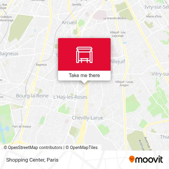 Centre Commercial map