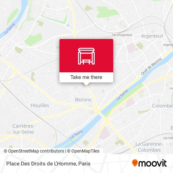 Place Des Droits de L'Homme map