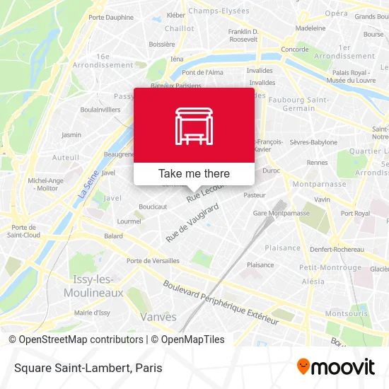 Square Saint-Lambert map