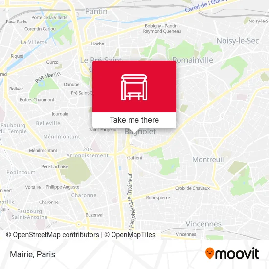 Mairie map