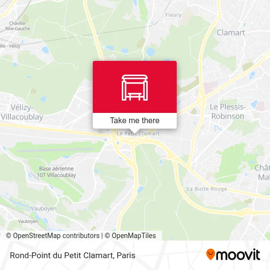 Mapa Rond-Point du Petit Clamart